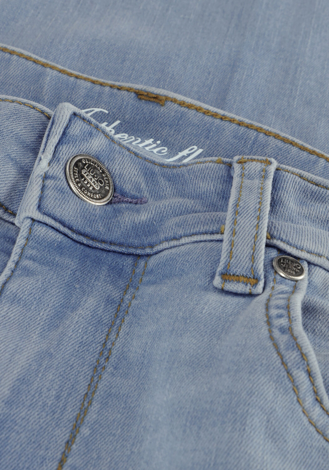 LIU JO Straight leg jeans AUTENTIC FLAIR en bleu - large
