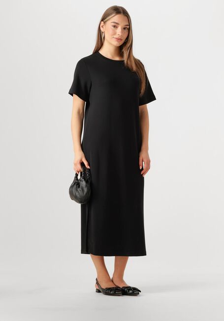 MY ESSENTIAL WARDROBE Robe midi HELLAMW R-NECK LONG DRESS en noir - large