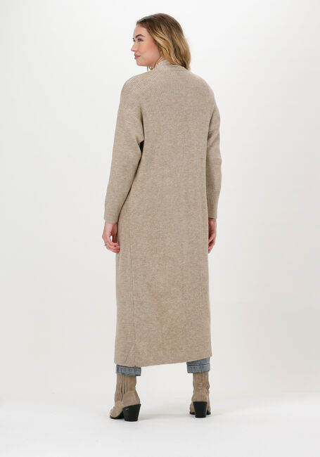 ANOTHER LABEL Robe midi SMASTEIN DRESS L/S en beige - large