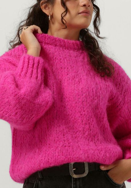 AMERICAN DREAMS Pull LEONNIE ALPACA PULLOVER en rose - large