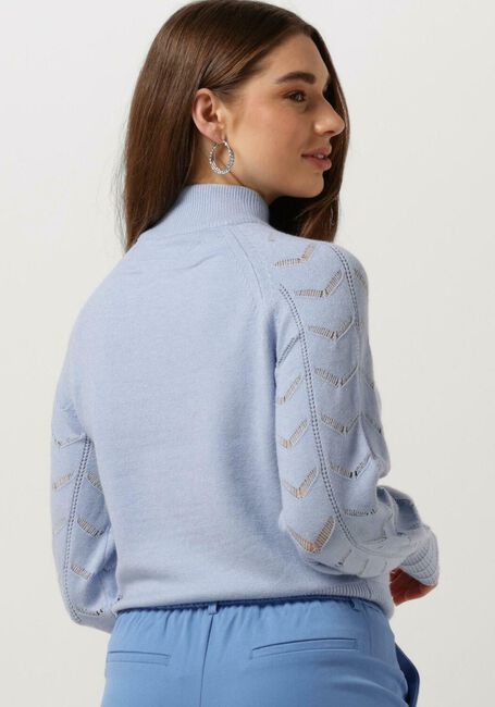 OBJECT Col roulé OBJEVA L/S KNIT PULLOVER Bleu clair - large