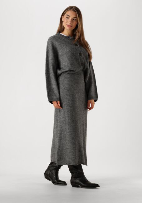 EDITED Jupe maxi PANJA KNIT SKIRT Gris foncé - large