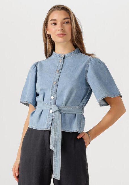 MSCH COPENHAGEN MSCHINGRID LIS 2 4 SHIRT Blouses Bleu clair - large
