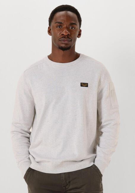 Grijze PME LEGEND Trui AMERICAN CLASSIC KNIT - large