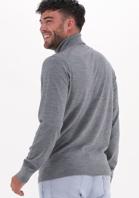 SELECTED HOMME Col roulé TOWN MERINO COOLMAX KNIT ROLL B en gris - large