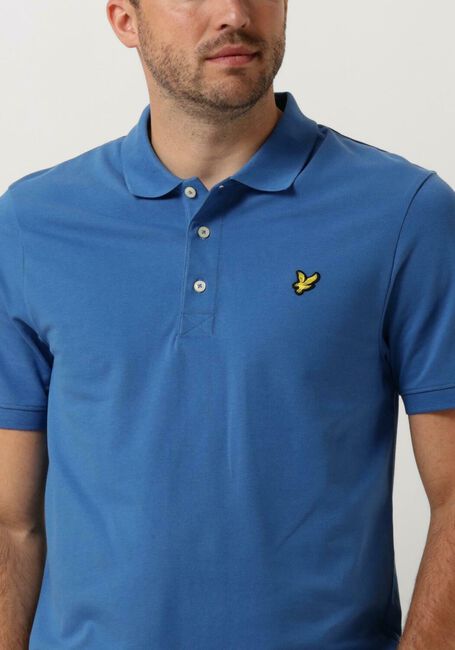 LYLE & SCOTT Polo PLAIN POLO SHIRT en bleu - large