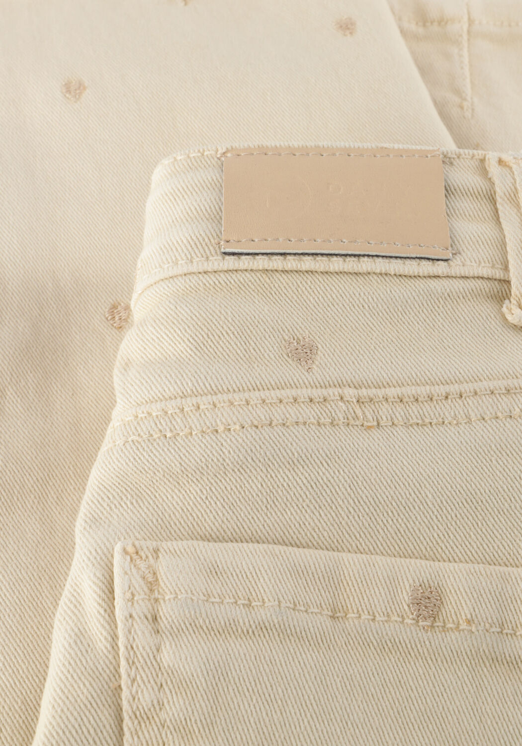 DAILY7 Pantalons longs MOM FIT WASHED en beige - large