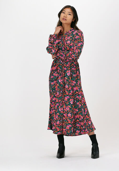 NEO NOIR Robe midi CILIAN FLOWER MIX DRESS en violet - large