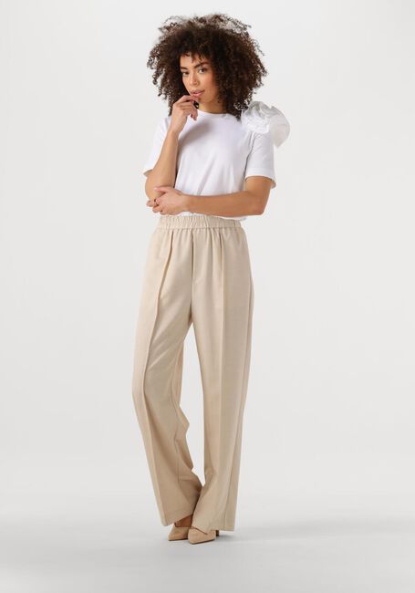 JANSEN AMSTERDAM T-shirt ROXY T-SHIRT CO 105 SHORT SLV FLOWER DETAIL en blanc - large