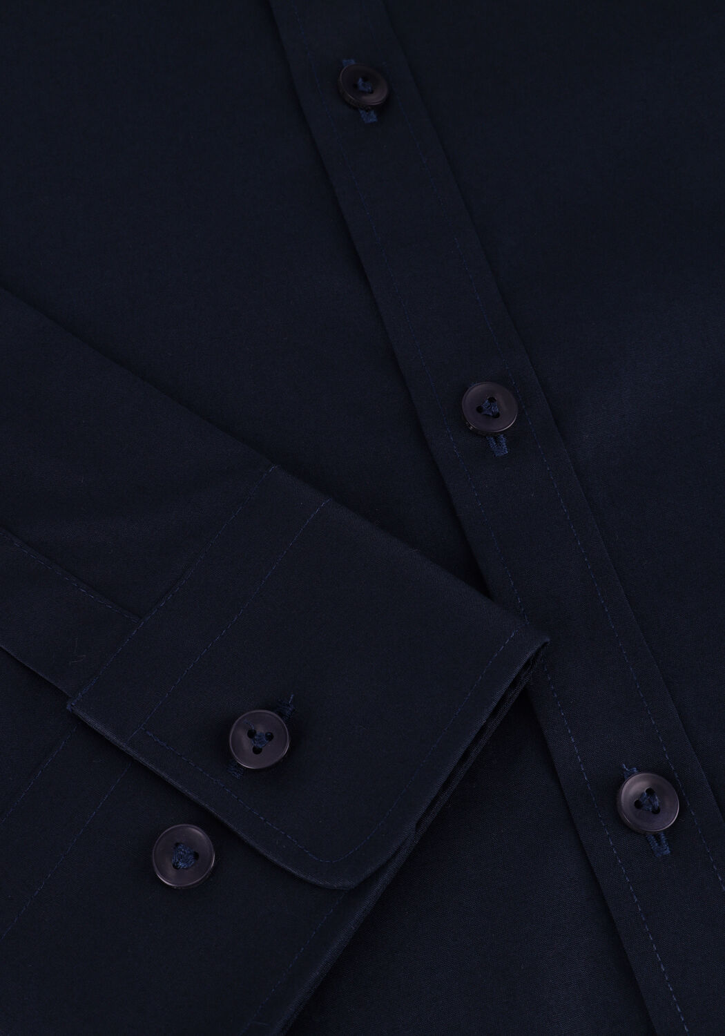 PURE PATH Chemise d&eacute;contract&eacute; ESSENTIAL CASUAL SHIRT Bleu fonc&eacute; - large