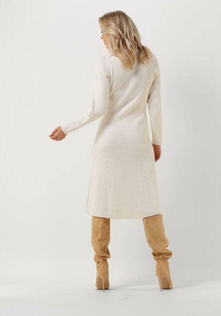 NOTES DU NORD Robe midi ERIN KNITTED DRESS Crème - large