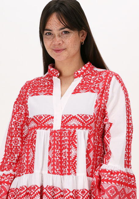 Rode GREEK ARCHAIC KORI Mini jurk SHORT DRESS ALL OVER - large