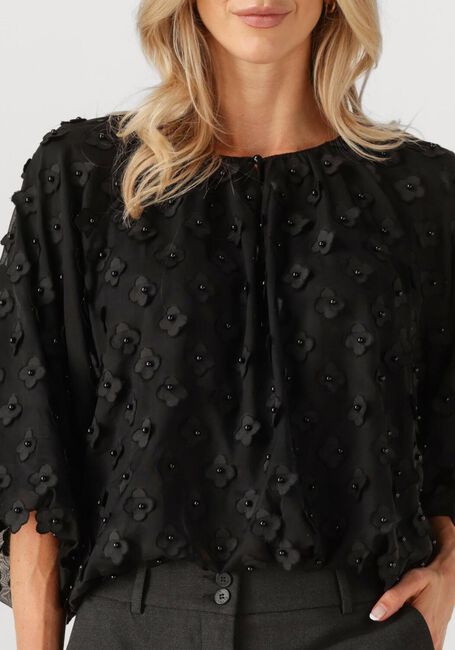 AAIKO Haut DELANY FLOWER PES 508 en noir - large