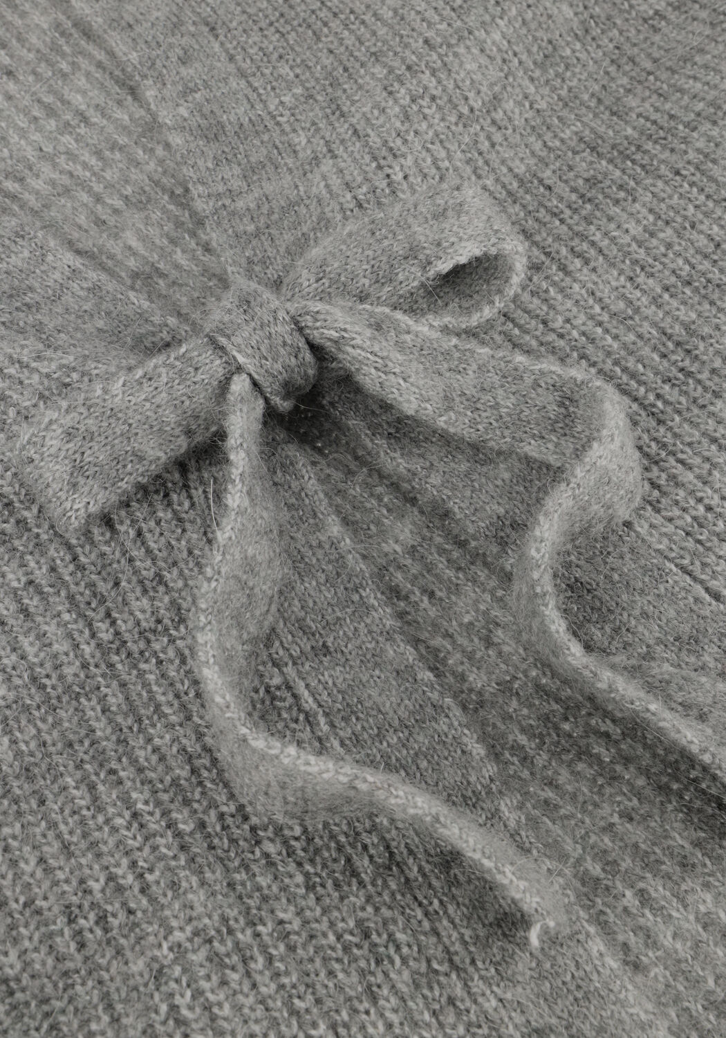 OBJECT Gilet OBJPARVI KNIT CARDIGAN en gris - large