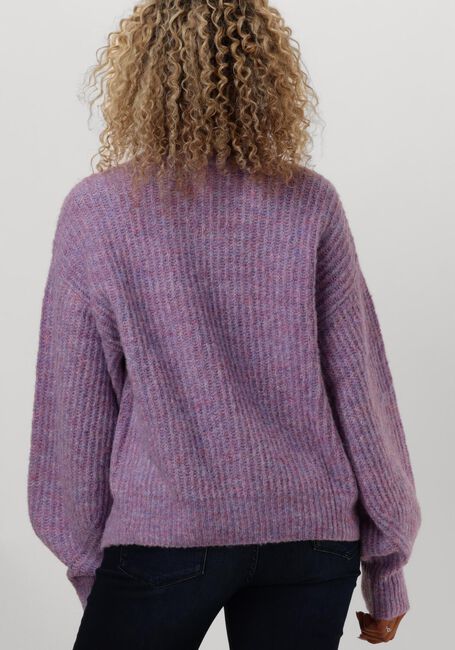 ANOTHER LABEL Pull DALY KNITTED PULL en violet - large