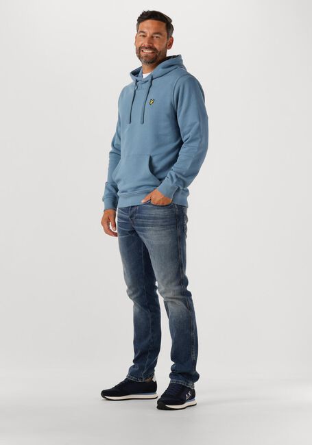 LYLE & SCOTT Chandail PULLOVER HOODIE Bleu clair - large