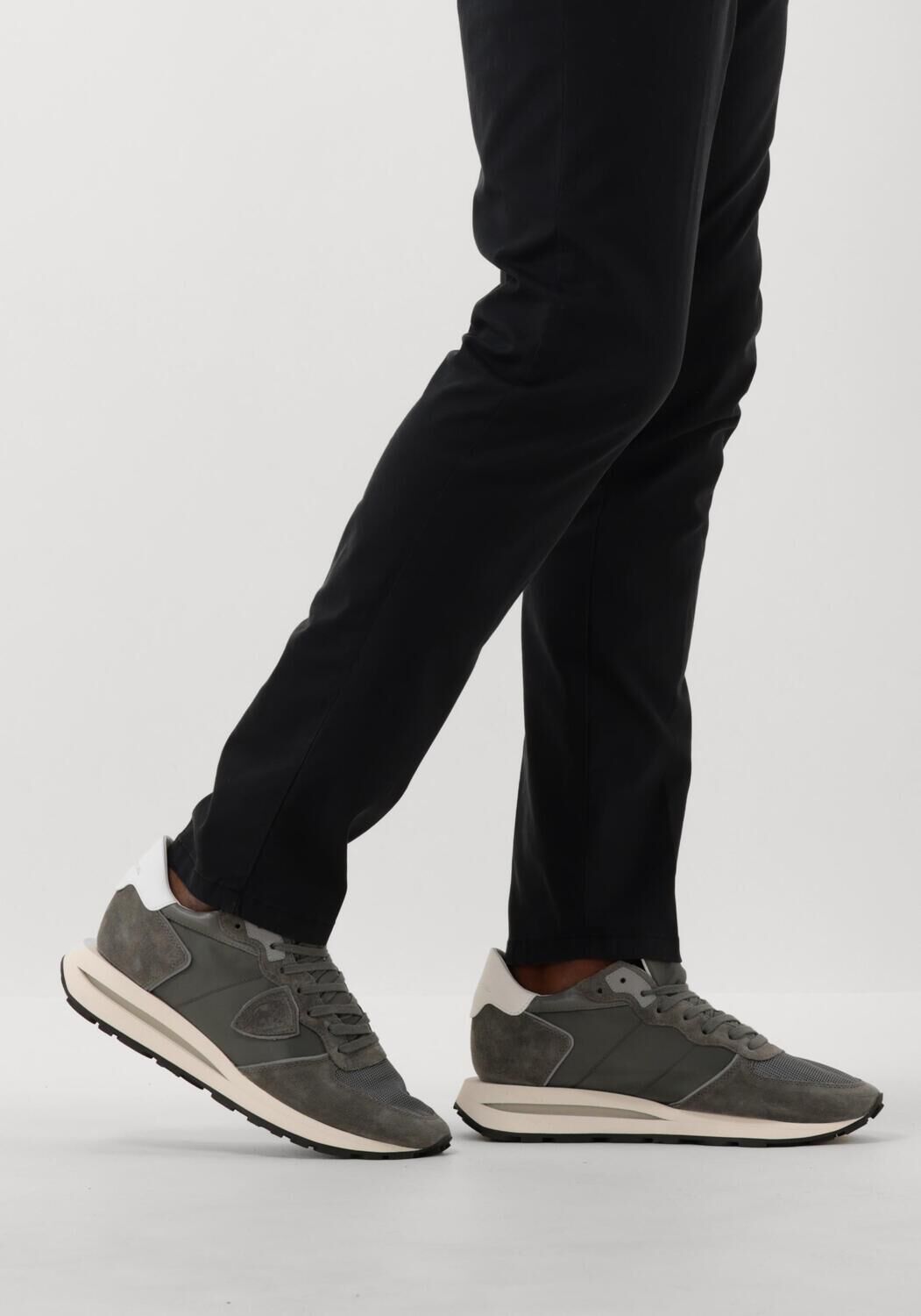 PHILIPPE MODEL Baskets basses TROPEZ HAUTE LOW MAN en gris - large
