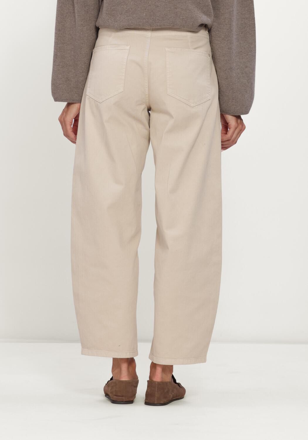 CAMBIO Pantalon large ODELE en beige - large