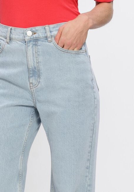 Lichtblauwe MSCH COPENHAGEN Wide jeans MSCHSOLIA ADA HW WIDE JEANS - large