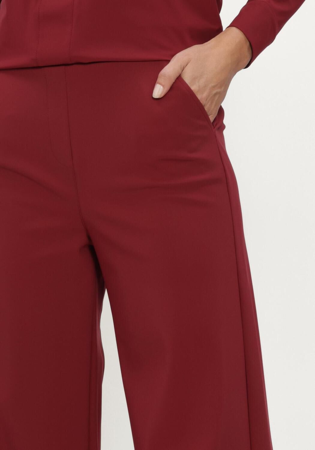 STUDIO ANNELOES Pantalon large LEXIE BONDED TROUSERS Bordeaux - large
