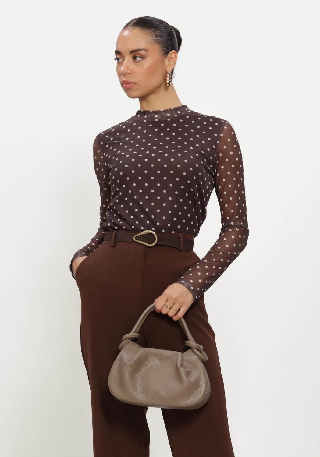Bruine YDENCE Top TOP BAILEY - large
