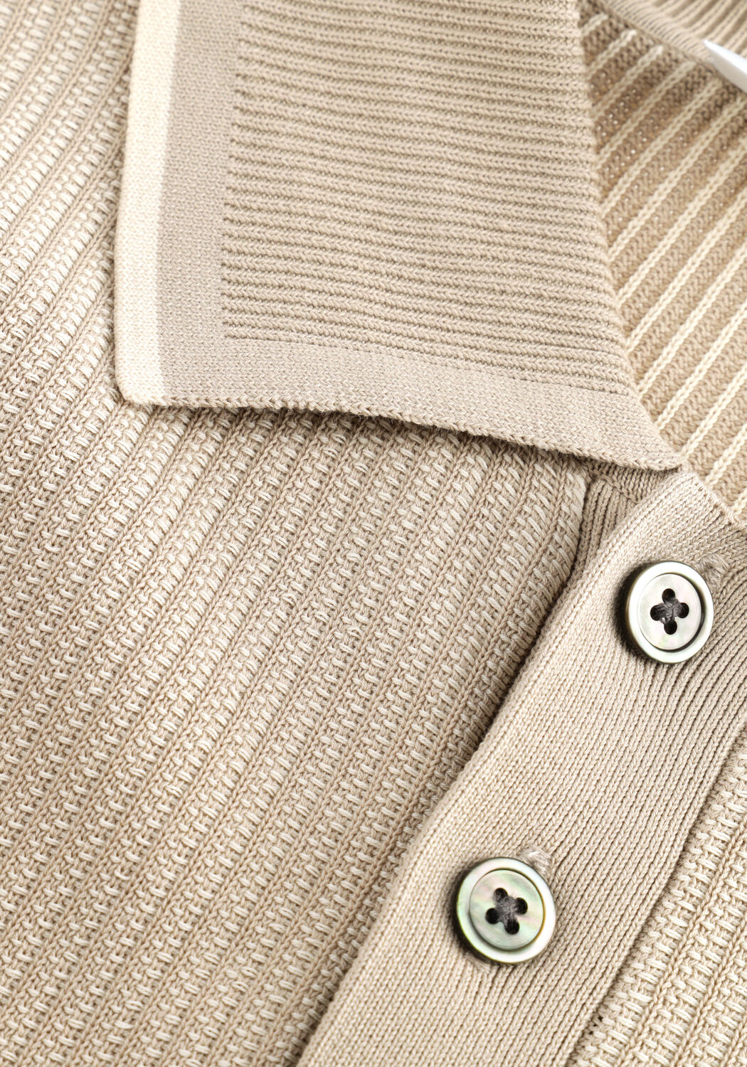 PROFUOMO Polo POLO SS COTTON SILK en beige - large