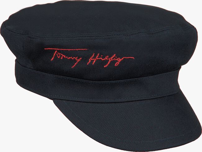 TOMMY HILFIGER Casquette SIGNATURE BAKER BOY HAT en bleu  - large