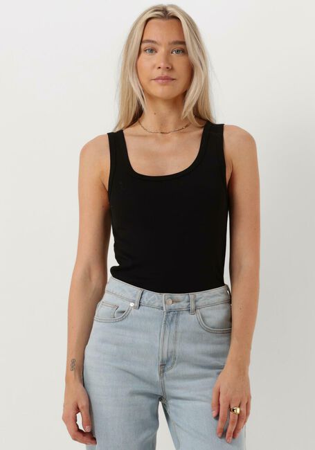 SECOND FEMALE Haut AMBRA TANKTOP en noir - large