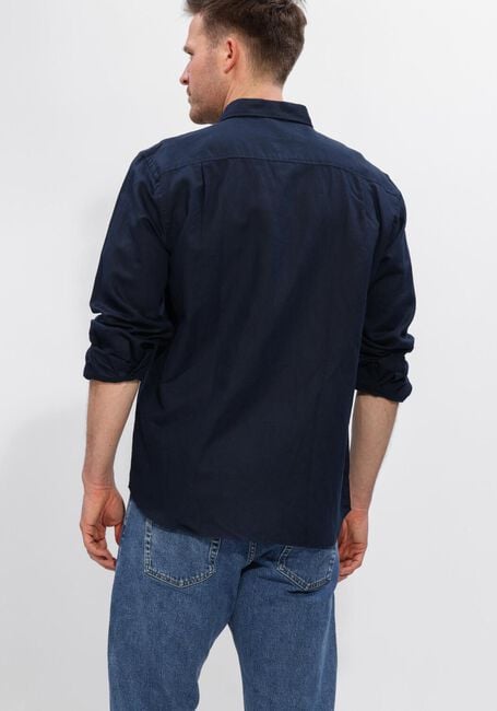 SELECTED MEN Chemise d&eacute;contract&eacute; SLHREGCLAY LINENBLEND LS SHIRT CLA NOOS Bleu fonc&eacute; - large