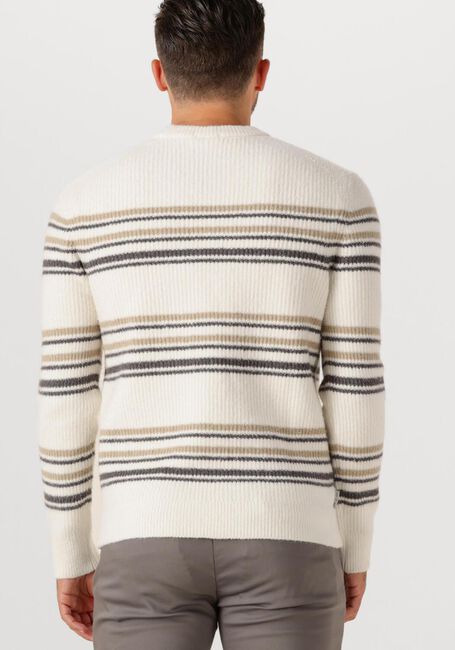 CAST IRON Pull REGULAR FIT COTTON BLEND STRETCH Blanc - large