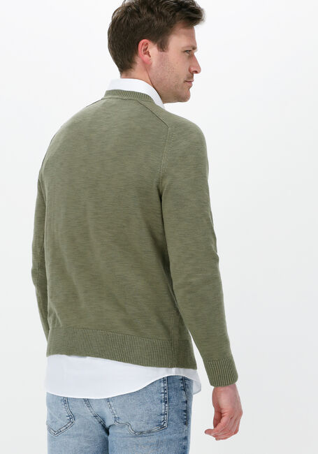 Groene CALVIN KLEIN Trui SLUB TEXTURE SWEATER - large