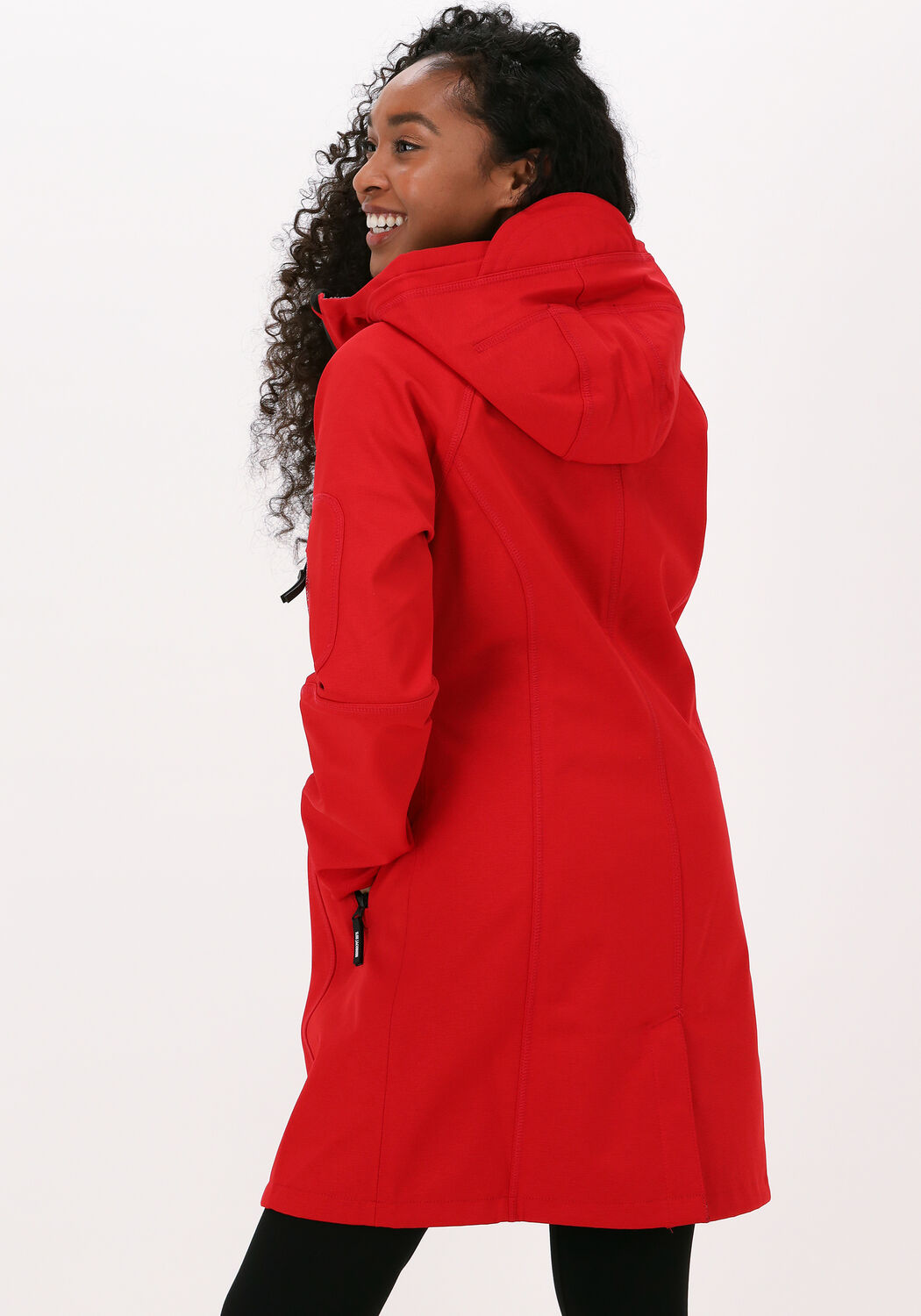 ILSE JACOBSEN Impermeable RAIN 37 en rouge Omoda