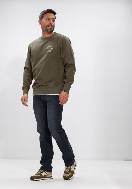 BUTCHER OF BLUE Pull ARMY CIRCLE CREW Olive - large