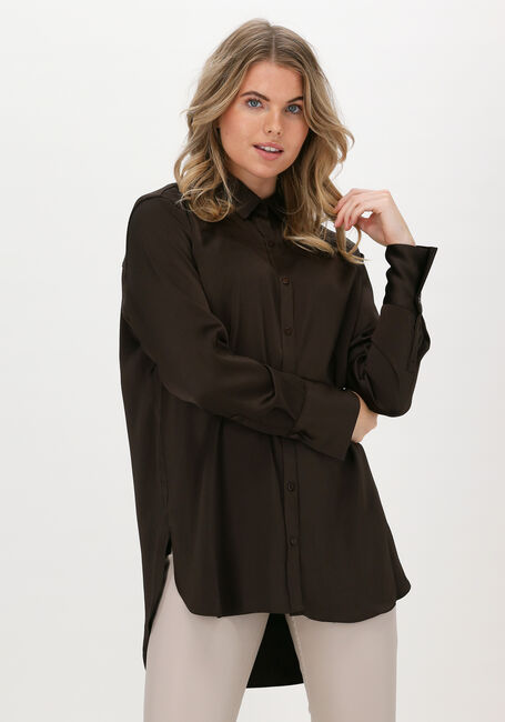 NEO NOIR MARGIT CREPE SATIN BLOUSE Blouses en marron - large