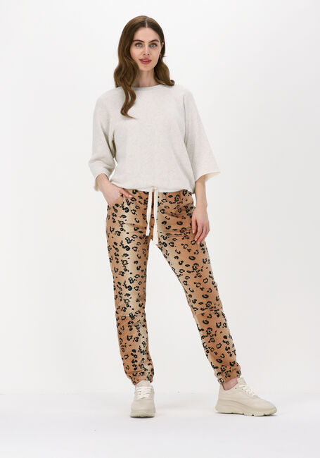 10DAYS Pantalon de jogging CROPPED JOGGER CHECK en gris - large