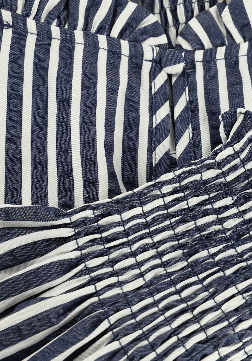 NEO NOIR POSSA BIG STRIPE BLOUSE Blouses Bleu fonc&eacute; - large