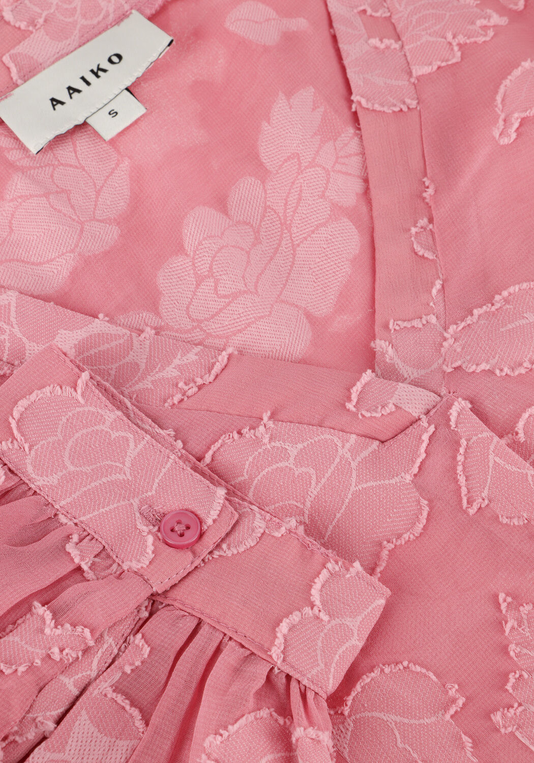 Roze AAIKO  ALANA CHIFFON FLOWER PES 509 - large