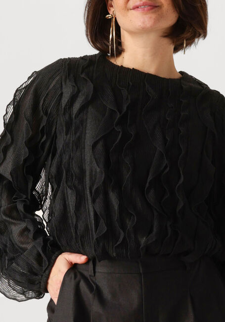 Y.A.S. YASMEZUNA LS TOP Hauts & T-shirts en noir - large