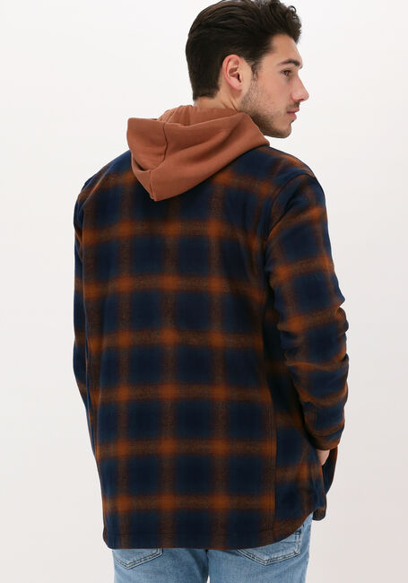 G-STAR RAW Surchemise CHECK ZIP REG OVERSHIRT Bleu foncé - large