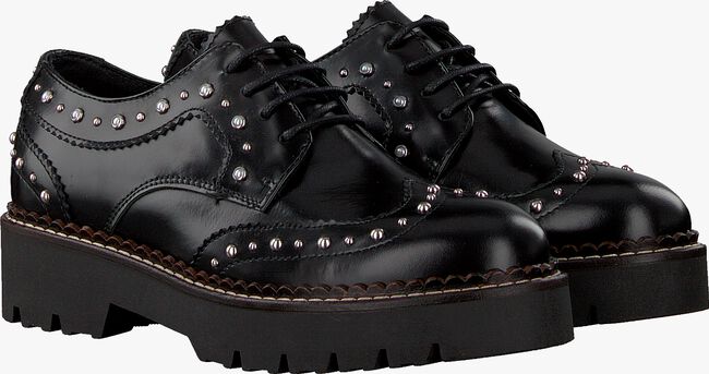 SCOTCH & SODA Chaussures à lacets OLIVINE 731125 en noir  - large