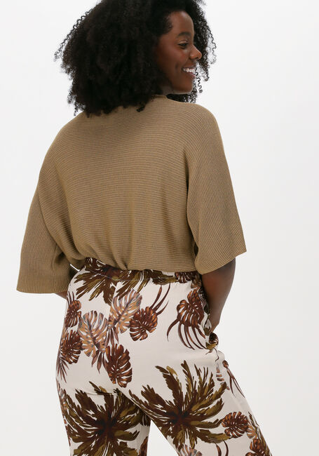 Beige SIMPLE Top KNITTED SWEATER CORNELIA ES - large