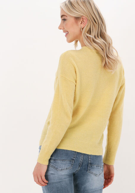Gele MSCH COPENHAGEN Trui FEMME MOHAIR O PULLOVER - large