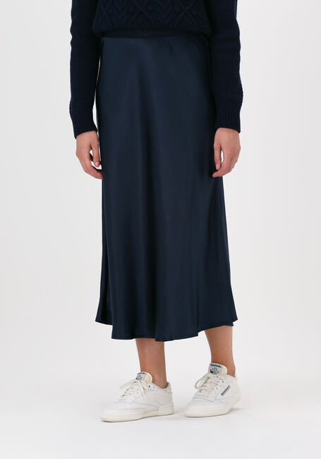 Blauwe SUMMUM Midirok SKIRT SATIN - large