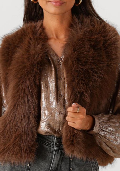 Bruine CIRCLE OF TRUST Gilet GISELLE GILET - large