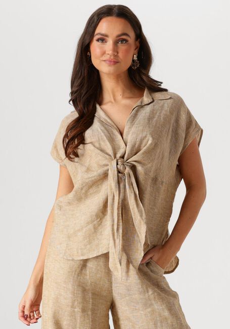 NUKUS Haut EDINE TOP MELANGE en marron - large