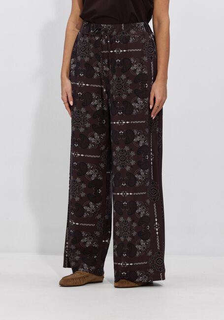 Bruine STUDIO ANNELOES Wijde broek Grace paisley trousers - large