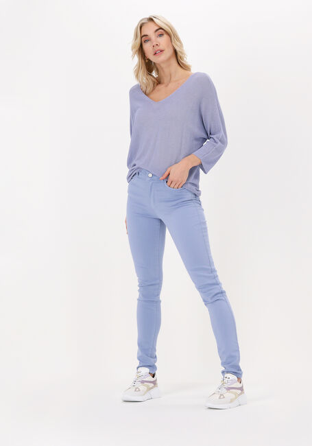 SIMPLE Haut KNITTED SWEATER ELOY KNIT en violet - large