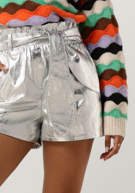 IBANA SASHA METALLIC Pantalons en argent - large