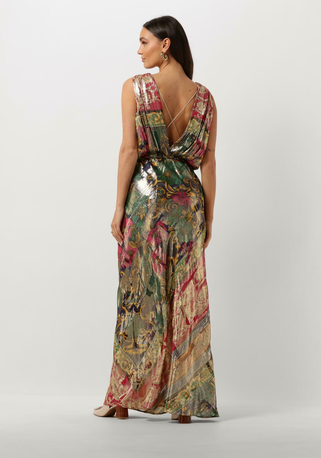 MES DEMOISELLES Robe maxi REVA en rose Omoda