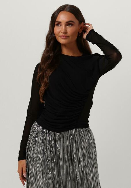CO'COUTURE DRAPEY MESH TEE Hauts & T-shirts en noir - large
